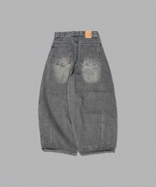 centimeter（センチメーター）の「Tribal logo balloon baggy pants（デニムパンツ・メンズ・グリーン系カモフラージュ/インディゴブルー/ブラック・MEDIUM/LARGE）」の15枚目の写真