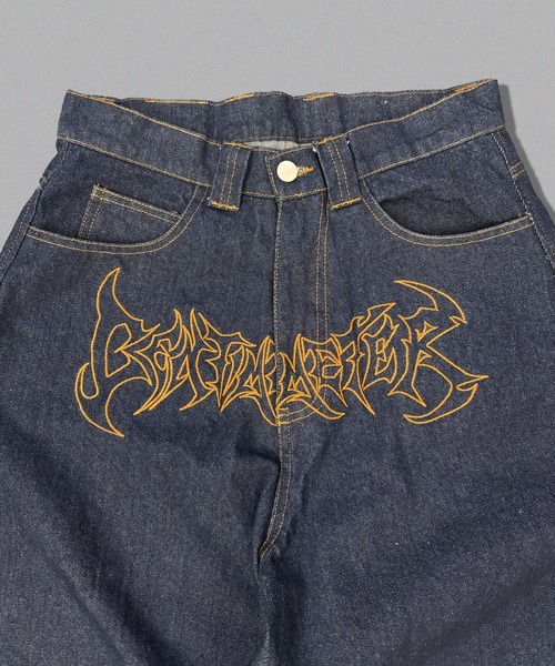 centimeter（センチメーター）の「Tribal logo balloon baggy pants（デニムパンツ・メンズ・グリーン系カモフラージュ/インディゴブルー/ブラック・MEDIUM/LARGE）」の16枚目の写真