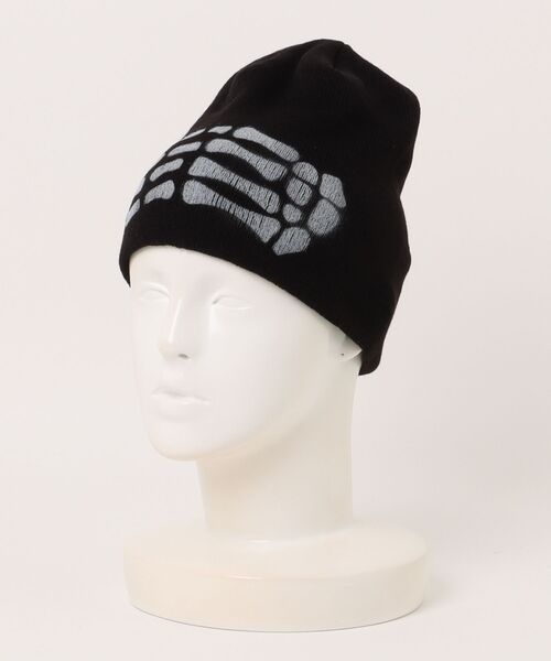 Figments(フィグメンツ)の「bonehandワッチ(ニットキャップ/ビーニー・レディース・ブラック・FREE)」の4枚目の写真