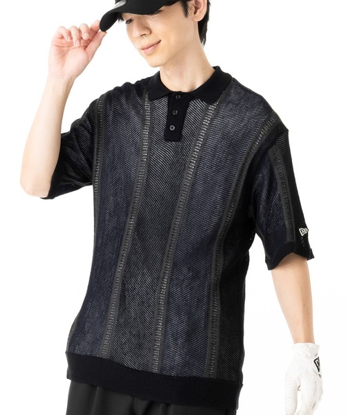 ニューエラゴルフ ニットメッシュ ポロシャツ 半袖（ポロシャツ）｜NEW