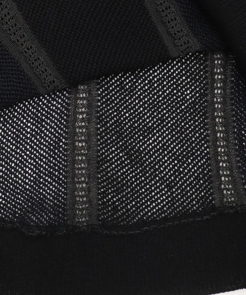 NEW ERA(ニューエラ)の「ニューエラゴルフ ニットメッシュ ポロシャツ 半袖(ポロシャツ・メンズ・ベージュ/ブラック・XXL/XL/L/M/S)」の4枚目の写真