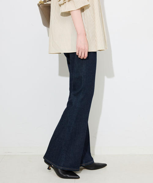 Healthy denim(ヘルシーデニム)の「《追加》Healthy DENIM/ヘルシーデニム MACARONI 【洗濯機使用可能】(デニムパンツ・レディース・ネイビー/サックスブルー・23cm/24cm/26cm/25cm)」の10枚目の写真