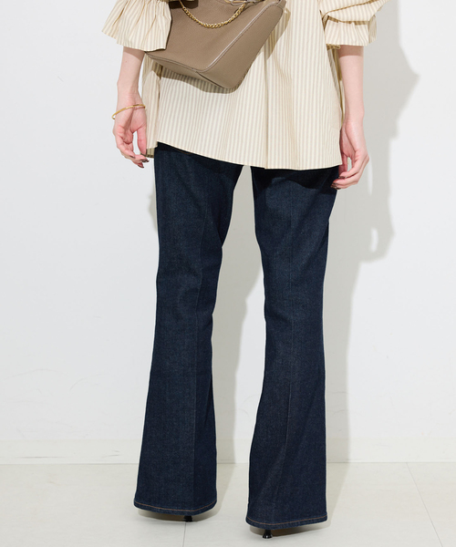 Healthy denim(ヘルシーデニム)の「《追加》Healthy DENIM/ヘルシーデニム MACARONI 【洗濯機使用可能】(デニムパンツ・レディース・ネイビー/サックスブルー・23cm/24cm/26cm/25cm)」の11枚目の写真