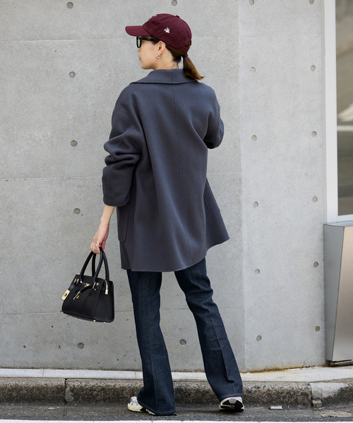 Healthy denim(ヘルシーデニム)の「《追加》Healthy DENIM/ヘルシーデニム MACARONI 【洗濯機使用可能】(デニムパンツ・レディース・ネイビー/サックスブルー・23cm/24cm/26cm/25cm)」の14枚目の写真