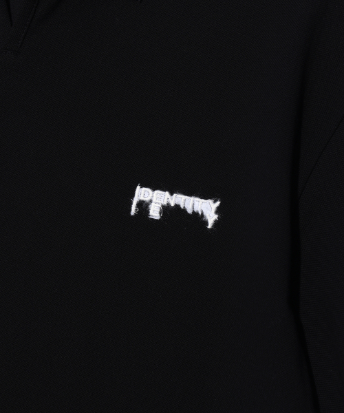 IEY(アイイーワイ)の「OPEN LOGO POLO Black(ポロシャツ・レディース・その他・MEDIUM/LARGE)」の5枚目の写真