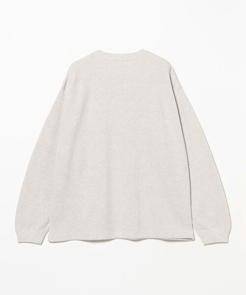 crepuscule(クレプスキュール)の「crepuscule / Co/Ra Moss Stitch P/O(Tシャツ/カットソー・メンズ・ナチュラル/ダークグリーン・L/M/XL)」の9枚目の写真