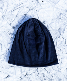 UNSTOPPABLE（アンストッパブル）の「Pure cotton beanie navy（ニットキャップ/ビーニー）」