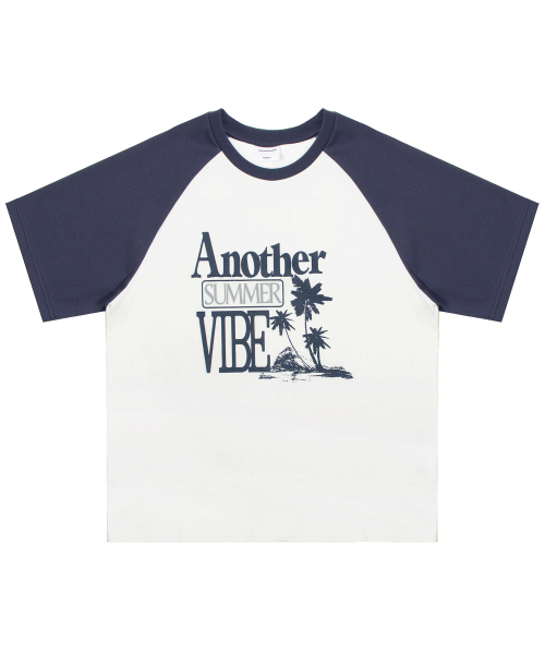 CACTUSDONUTMARKET(カクタスドーナツマーケット)の「Summer Vibe Raglan T-Shirt - White(Tシャツ/カットソー・メンズ・その他・MEDIUM/LARGE)」の2枚目の写真