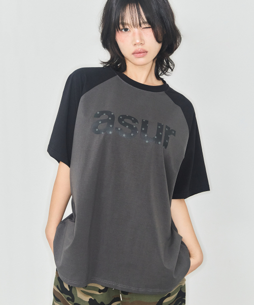 as you are(アズユーアー)の「ロゴラグランTシャツチャコール(Tシャツ/カットソー・レディース・その他・SMALL/MEDIUM)」の2枚目の写真
