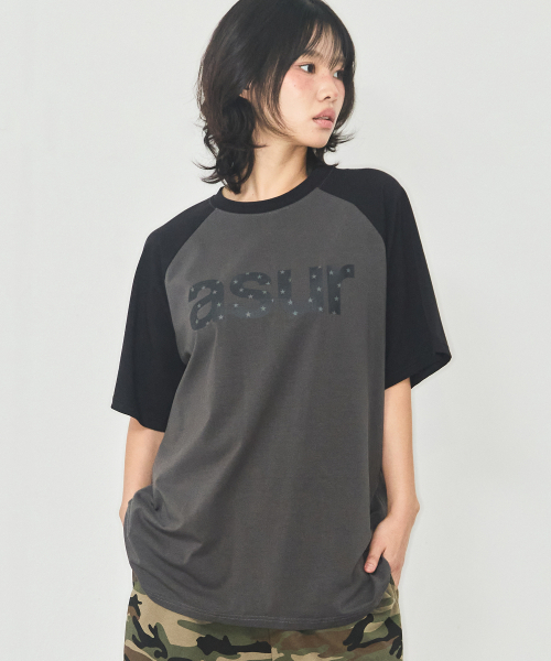 as you are(アズユーアー)の「ロゴラグランTシャツチャコール(Tシャツ/カットソー・レディース・その他・SMALL/MEDIUM)」の3枚目の写真