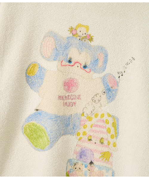 youthbath(ユースバース)の「Oversized Graphic Short Sleeve Dress(ワンピース・レディース・その他・FREE)」の4枚目の写真