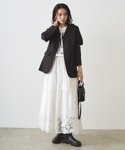 LOUNGEDRESS（ラウンジドレス）の「【GOOD ROCK SPEED】THE CITY T（Tシャツ/カットソー・レディース・オフホワイト・FREE）」の3枚目の写真