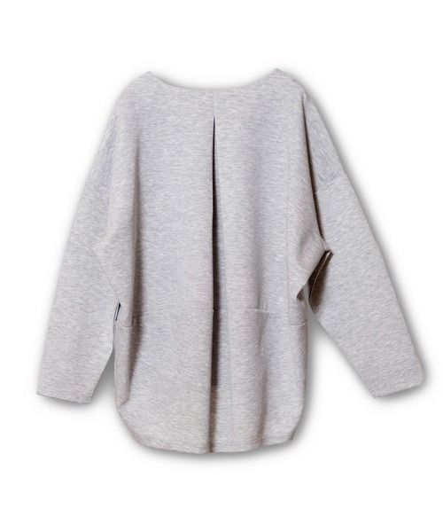 OSMOSIS（オズモーシス）の「レースモチーフVネックプルオーバー（Tシャツ/カットソー・レディース・ブラック/グレー/アイボリー・ONE SIZE）」の4枚目の写真