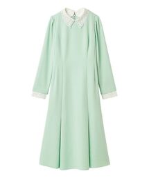 セール】【洗える】エンブロイダリーマーメイドワンピース（ワンピース