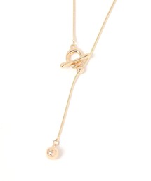 LAKOLE | マンテルY字スライドネックレス / 625621(ネックレス)