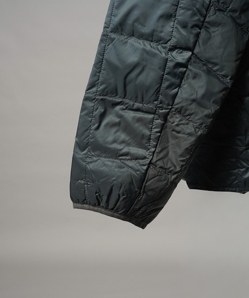 MAISON SPECIAL（メゾンスペシャル）の「《UNISEX》【TAION/タイオン】クルーネックボタン インナーダウン【MAISON SPECIAL/メゾンスペシャル】（ダウンジャケット/コート・メンズ・ブラック/ライトグレー/チャコールグレー・3/2/1/0）」の8枚目の写真