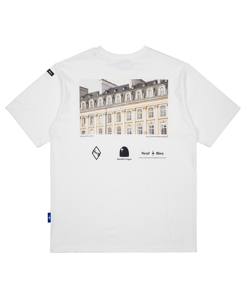 NEUFETBLEU(ヌフエブル)の「NEB paris tee (white)(Tシャツ/カットソー・メンズ・その他・SMALL/MEDIUM)」の1枚目の写真