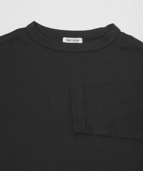 FORK&SPOON（フォークアンドスプーン）の「FORK&SPOON　ボトルネックロングスリーブTシャツ（Tシャツ/カットソー・レディース・ホワイト系その他/オフホワイト/ブラック・1）」の12枚目の写真