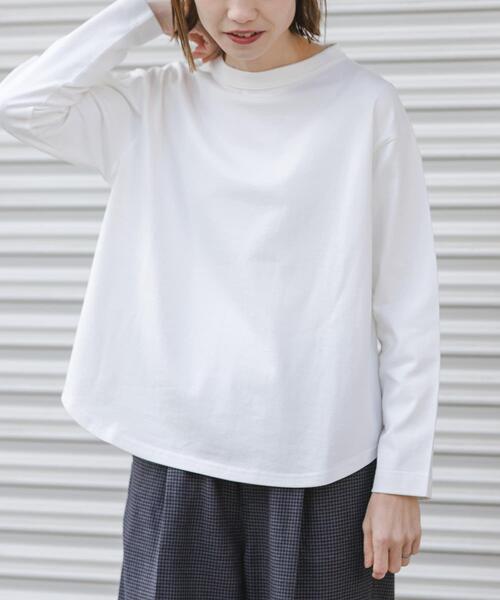 FORK&SPOON（フォークアンドスプーン）の「FORK&SPOON　ボトルネックロングスリーブTシャツ（Tシャツ/カットソー・レディース・ホワイト系その他/オフホワイト/ブラック・1）」の13枚目の写真