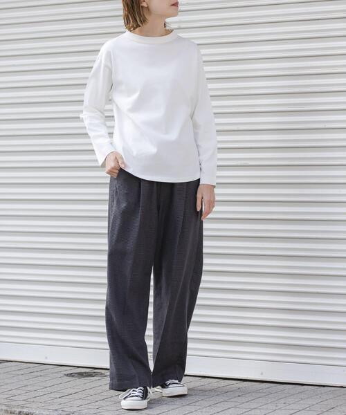 FORK&SPOON（フォークアンドスプーン）の「FORK&SPOON　ボトルネックロングスリーブTシャツ（Tシャツ/カットソー・レディース・ホワイト系その他/オフホワイト/ブラック・1）」の19枚目の写真