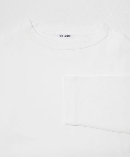FORK&SPOON（フォークアンドスプーン）の「FORK&SPOON　ボトルネックロングスリーブTシャツ（Tシャツ/カットソー・レディース・ホワイト系その他/オフホワイト/ブラック・1）」の21枚目の写真