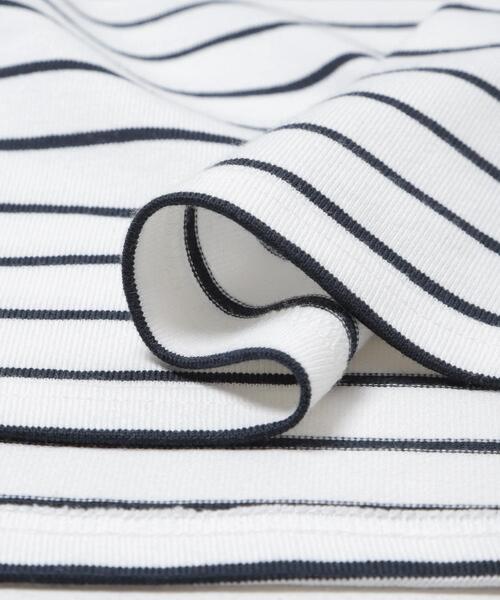 FORK&SPOON(フォークアンドスプーン)の「FORK&SPOON ボトルネックロングスリーブTシャツ(Tシャツ/カットソー・レディース・ホワイト系その他/オフホワイト/ブラック・1)」の6枚目の写真