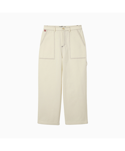 Washing Cotton Work Pants_Ivory