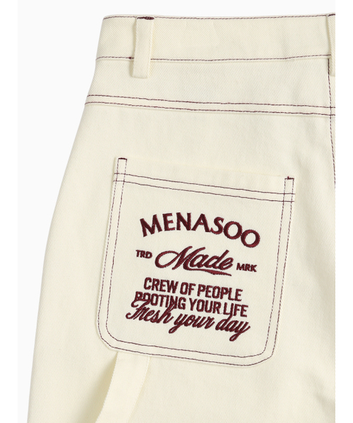 MENASOO(ミナス)の「Washing Cotton Work Pants_Ivory(その他パンツ・レディース・アイボリー・1/2)」の22枚目の写真