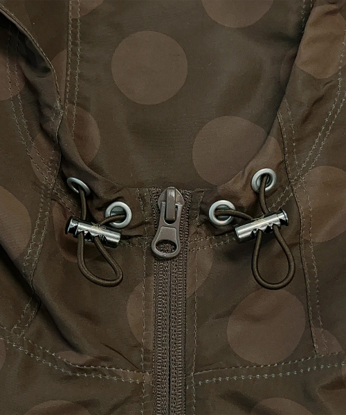 THECOLDESTMOMENT(ザコールデストモーメント)の「TCM dot windstopper (brown)(ナイロンジャケット・レディース・その他・S/M/L)」の3枚目の写真
