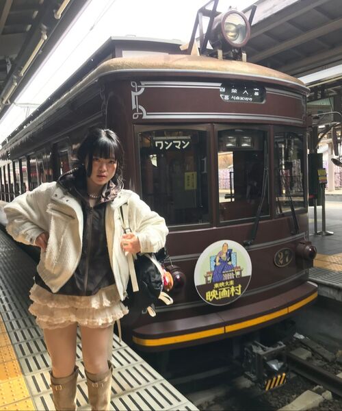 THECOLDESTMOMENT(ザコールデストモーメント)の「TCM dot windstopper (brown)(ナイロンジャケット・レディース・その他・S/M/L)」の2枚目の写真