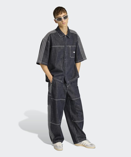 adidas（アディダス）の「DENIM BUTTON UP / アディダスオリジナルス adidas Originals（シャツ/ブラウス・メンズ・ブルー・LARGE/MEDIUM/SMALL/X-SMALL/XX-LARGE/3XL/X-LARGE）」の5枚目の写真