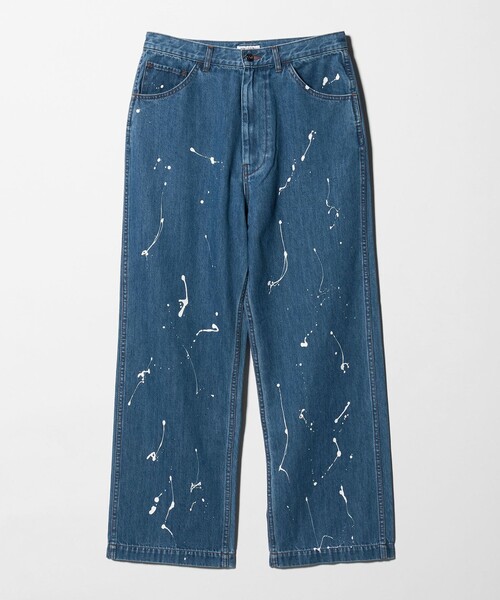 UNITED ARROWS(ユナイテッドアローズ)の「【別注】<WESCOT>スプラッシュ ペイント デニム ペインター パンツ(デニムパンツ・メンズ・コバルトブルー・XL/L/S/M)」の1枚目の写真