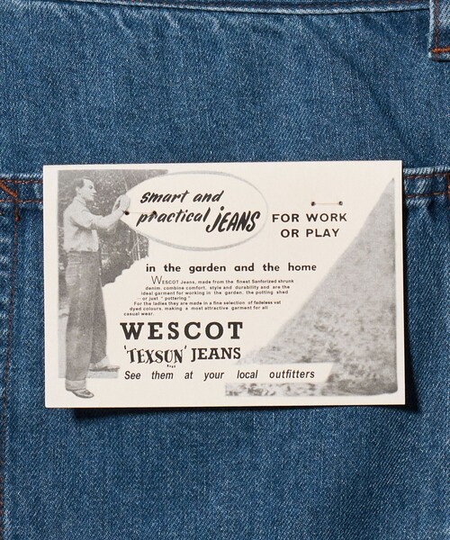 UNITED ARROWS（ユナイテッドアローズ）の「【別注】＜WESCOT＞スプラッシュ ペイント デニム ペインター パンツ（デニムパンツ・メンズ・コバルトブルー・S/M/L/XL）」の16枚目の写真