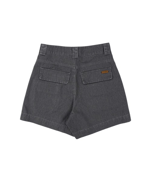 MONBIRDIE GOLF（モンバーディーゴルフ）の「サンダーピグメントポケットショートパンツ D.GREY（その他パンツ・レディース・ダークグレー・S）」の2枚目の写真