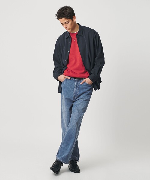 BEAUTY&YOUTH UNITED ARROWS（ビューティーアンドユースユナイテッドアローズ）の「フェード バギー テーパード 5P デニムパンツ（デニムパンツ・メンズ・ブラック/コバルトブルー・M/S/XL/L）」の21枚目の写真