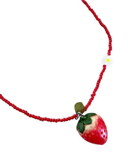 SK8ER ROCK(スケーターロック)の「Strawberry Beads Necklace ((red))(ネックレス・レディース・その他・FREE)」の5枚目の写真