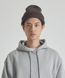 ANALOG MOOD（アナログムード）の「セミベーシックビーニー（ブラウン）（ニットキャップ/ビーニー）」