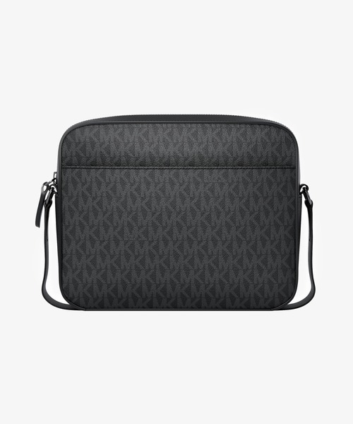 MICHAEL KORS(マイケルコース)の「JET SET EW ツアー クロスボディ - MKシグネチャー(ショルダーバッグ・メンズ・ブラック・FREE)」の4枚目の写真