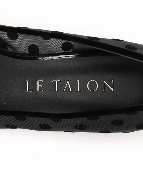 LE TALON(ルタロン)の「《追加》ポインテッドチュールメニーリボンフラット(その他シューズ・レディース・ベージュ/ブラック×ブラック・21/21.5/22cm/22.5cm/23cm/23.5cm/24cm/24.5cm/25cm/25.5cm)」の16枚目の写真