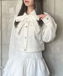 one way（ワンウェイ）の「【セットアップ対応アイテム】リボン付きGジャン（その他アウター）」