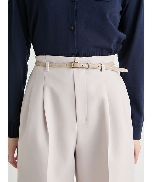 CELFORD（セルフォード）の「【洗える】ベルト付きショートパンツ（その他パンツ・レディース・ブラック/ライトベージュ/ライトピンク/ダークネイビー・36/38）」の13枚目の写真