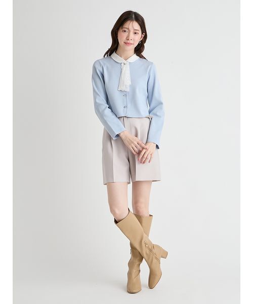 CELFORD（セルフォード）の「【洗える】ベルト付きショートパンツ（その他パンツ・レディース・ブラック/ライトベージュ/ライトピンク/ダークネイビー・36/38）」の22枚目の写真