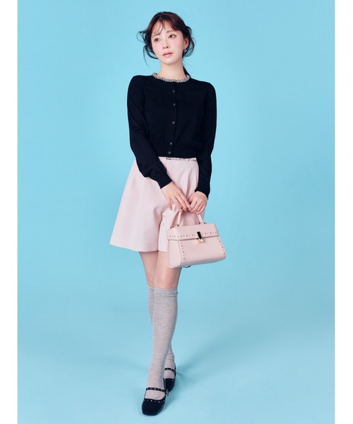 CELFORD（セルフォード）の「【洗える】ベルト付きショートパンツ（その他パンツ・レディース・ブラック/ライトベージュ/ライトピンク/ダークネイビー・36/38）」の6枚目の写真