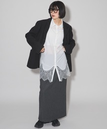 leimn | 裾レースシャツ(シャツ/ブラウス)