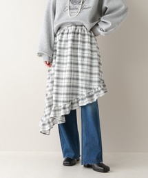 RAGEBLUE | アシメチェックスカート(スカート)
