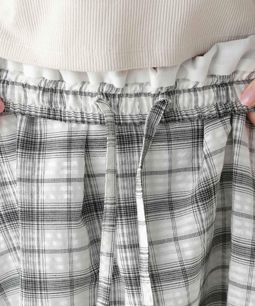 RAGEBLUE（レイジブルー）の「アシメチェックスカート（スカート・レディース・ホワイト/ブルー・FREE）」の18枚目の写真