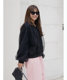 BeBeoD（べベッド）の「ドットチュールシアーブルゾン（ブルゾン）」