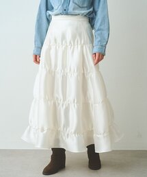 Whim Gazette | シアーボリュームスカート(スカート)