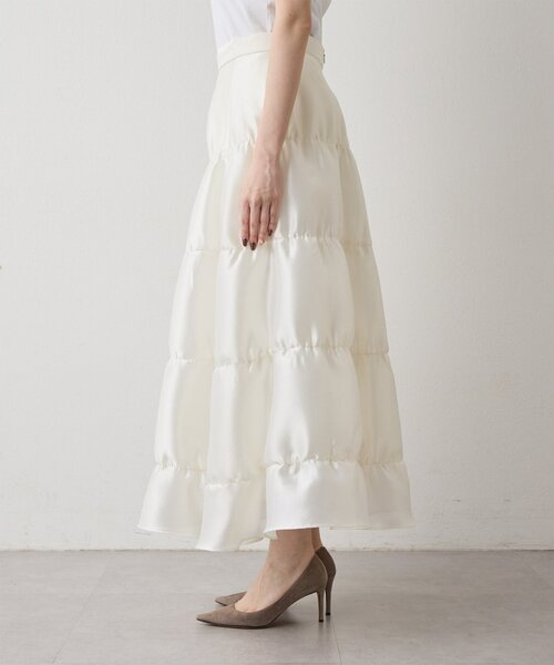 Whim Gazette(ウィムガゼット)の「シアーボリュームスカート(スカート・レディース・ブラック/オフホワイト・FREE)」の19枚目の写真