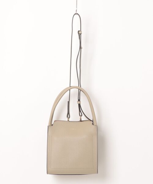 LORISTELLA（ロリステッラ）の「【LORISTELLA】ソフトカーブ ハンドバッグスモール(Q66502)（ハンドバッグ・レディース・ホワイト/ライトグリーン・ALL）」の3枚目の写真